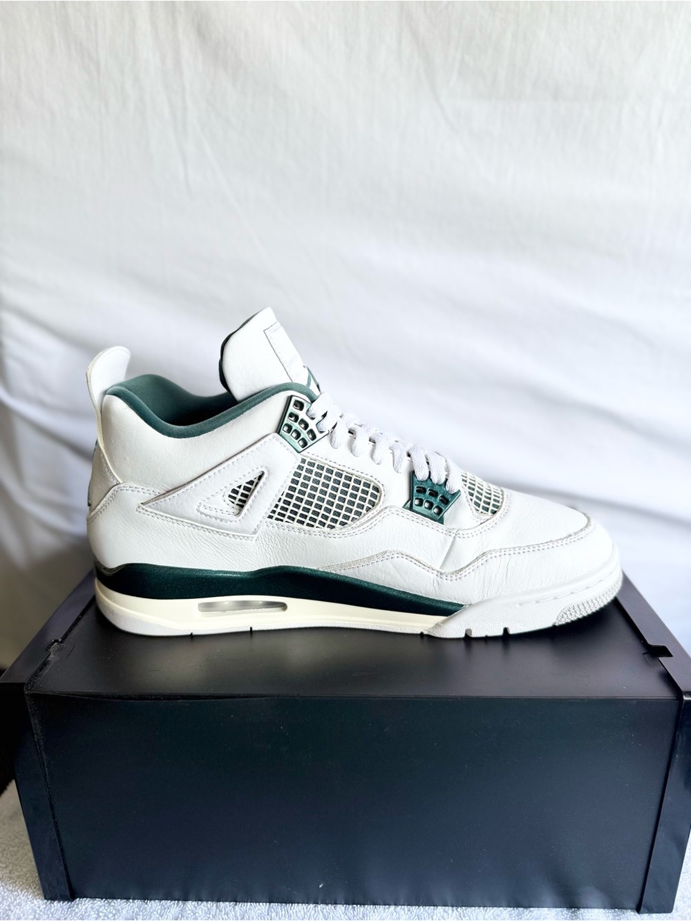 AUTHENTIC Jordan 4 Retro Oxidized Green size 11 FQ8138-103 2023 PRE-OWNED - Picture 3 of 8